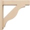 Ekena Millwork 6-in W x 26-in D x 26-in H Funston Block Rough Cedar Woodgrain TimberThane Outlooker, Primed Tan OUTUR060X26X26FST44RCPR - alternate 4
